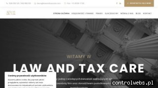 Kompleksowe usługi prawne i rachunkowe - Law & Tax Care