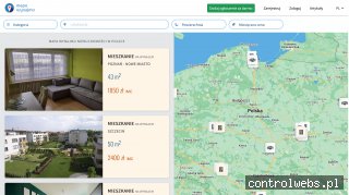 Mapa wynajmu nieruchomości - mapawynajmu.pl