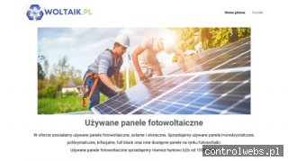 Używane panele fotowoltaiczne