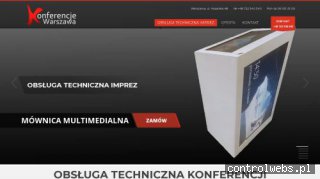 Ekran podłogowy - konferencja-warszawa.pl