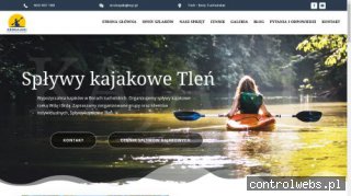Organizacja spływów kajakowych - Tleń Bory Tucholskie
