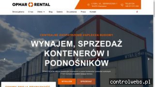 Wynajem podnośników białystok - OpmarRental.pl