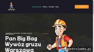 Wywóz gruzu Warszawa - PanBigBag.pl