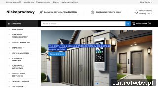 Monitoring CCTV Sklep Internetowy