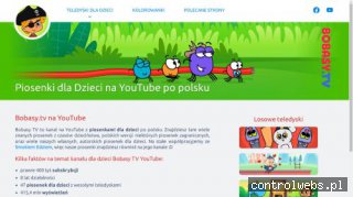 Bobasy.tv - piosenki dla dzieci