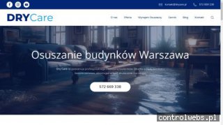 Osuszanie Warszawa - drycare.pl