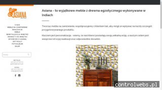 Meble kolonialne na miarę