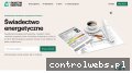 Screenshot strony swiadectwo-energetyczne-budynku.pl