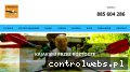 Screenshot strony splywy-roztocze.pl