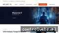 Screenshot strony wecareit.pl