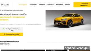 Wypożyczalnia aut sportowych - fazicars.pl