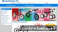 Screenshot strony mocnerowery.pl
