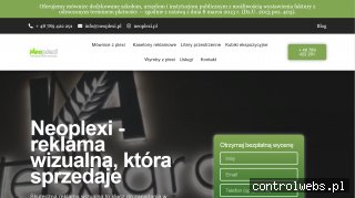 Neoplexi - reklama wizualna i wyroby z plexi