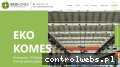 Screenshot strony ekokomes.pl