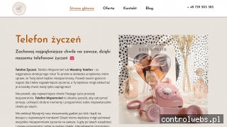 Telefon życzeń na roczek - telefonyzyczen.pl