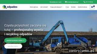 Wynajem kontenera na odpady budowlane - odpadeo.pl