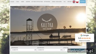 Domki na Mazurach - kaletka.pl