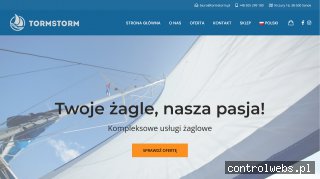 Szycie żagli jachtowych - tormstorm.pl