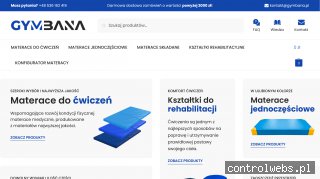 Materace do ćwiczeń Gmybana