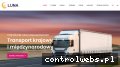Screenshot strony luna-spedycja.pl
