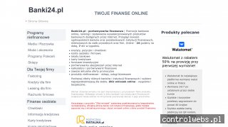 Porównywarka finansowa banków - Banki24.pl