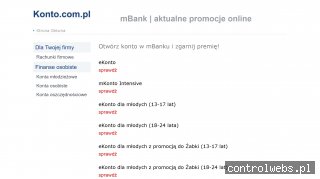 mBank konto bankowe przez internet - Konto.com.pl