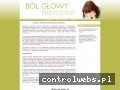 Screenshot strony www.bol-glowy-przyczyny.com.pl