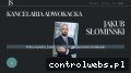 Screenshot strony www.kancelariaslominski.pl