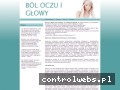 Screenshot strony www.bol-oczu-i-glowy.com.pl