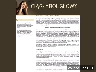 Ciągły ból głowy