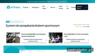 Program do obsługi klubu fitness - efitness.pl