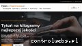 Screenshot strony tytondopapierosow.pl