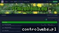 Screenshot strony schizofrenia.eu