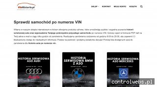 VinHistoria – Historia Serwisowa i Wyposażenie Auta po VIN