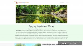 Spływy kajakowe Wełną