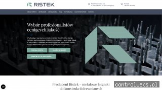 Ristek Polska - metalowe łączniki do drewna