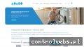 Screenshot strony www.adako.eu