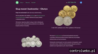 Monety i banknoty - Olsztyn - numizmatyka