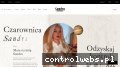 Screenshot strony czarownicasandra.pl