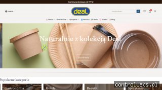 Naczynia jednorazowe - Opakowania Deal