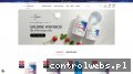 Screenshot strony nutrispace.eu