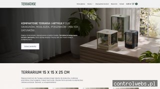 Terrarium dla ptasznika - terradise.pl