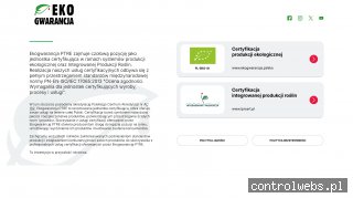Certyfikacja produkcji ekologicznej - ekogwarancja.pl