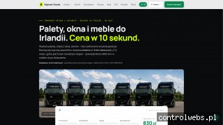 Express Trucks - transport palet i mebli i okien do Irlandii