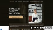 Screenshot strony komorniktemida.pl