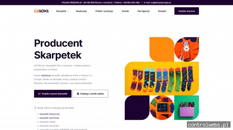 Skarpetki sportowe z logo