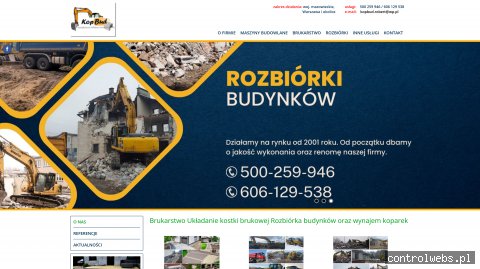 KOPBUD Robert Traczyk – Brukarstwo i Wynajem Koparek