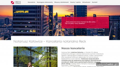 Kancelaria notarialna Katowice - notariusz-reck.pl