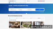 Screenshot strony www.leeds-hotels.com