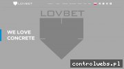 Screenshot strony lovbet.pl